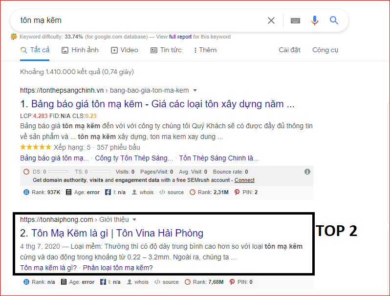 Dịch vụ seo tổng thể tại Antopho 8